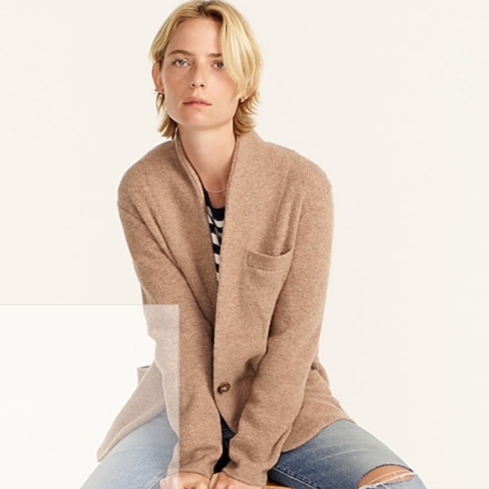 Cocoon sweater-blazer